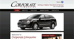 Desktop Screenshot of corporatelimousine.com